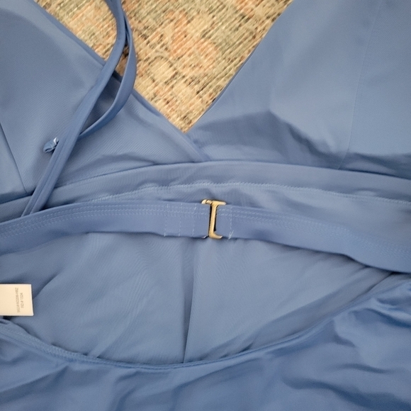 Andie Swim Lagos One Piece Swimsuit XL Blue NWT - Picture 7 of 9